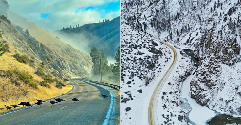 This Perfect Idaho Road Trip Leads To Hot Springs, Wide-Open Plains, And Big Sky Views
