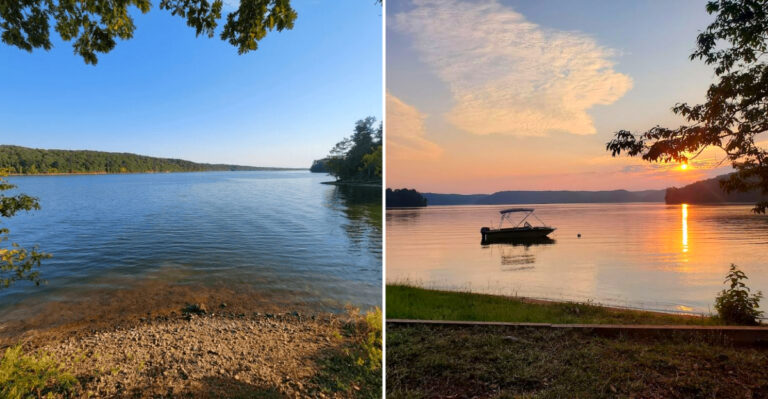 This Rare Mississippi Beach Is Framed By Limestone Rocks And Caribbean-Blue Water Most Locals Have Never Seen