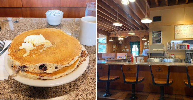This Roadside Oregon Diner Serves Pancakes With A Sweet Huckleberry Twist