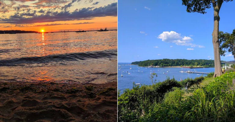 This Scenic New York Road Leads Straight To A Stunning White-Sand Beach You Have To See To Believe