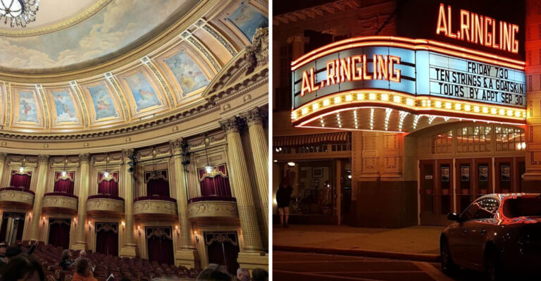 This Small Wisconsin Town Has a 700-Seat Theatre That Looks Like It Belongs in Versailles