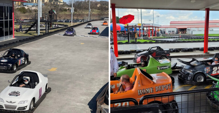 This Tennessee Go-Kart Track Moves So Fast First-Timers Always Come Back For Another Round