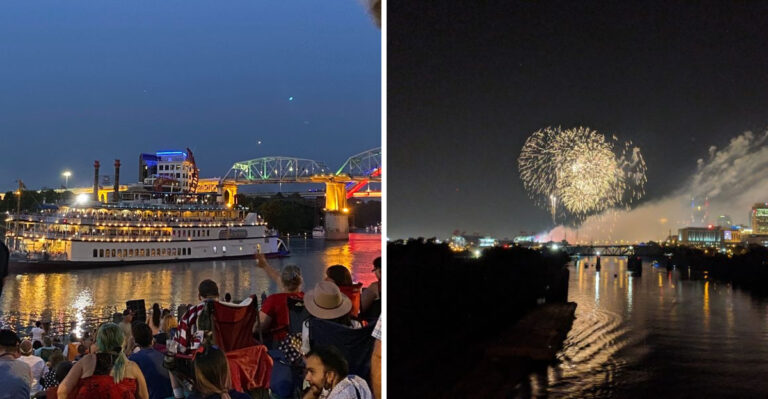 This Tennessee Waterfront Is Where Locals Go To Watch 4th Of July Fireworks Every Single Year