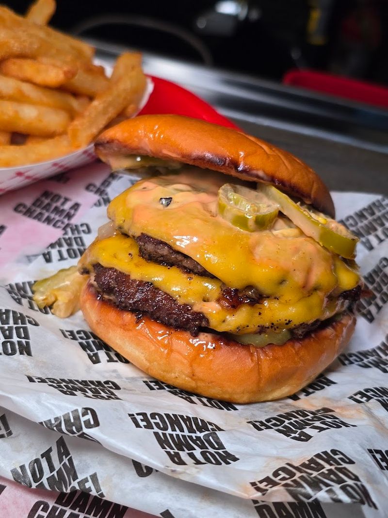 The Menu Is Tiny Because The Burger Does Most Of The Talking