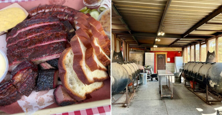 This Tiny Texas Restaurant Has Built A Big Reputation For Its Incredible Smoked Brisket