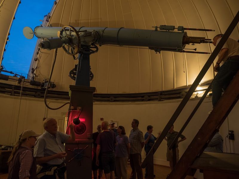 Visitors Can Look Through A Historic Telescope