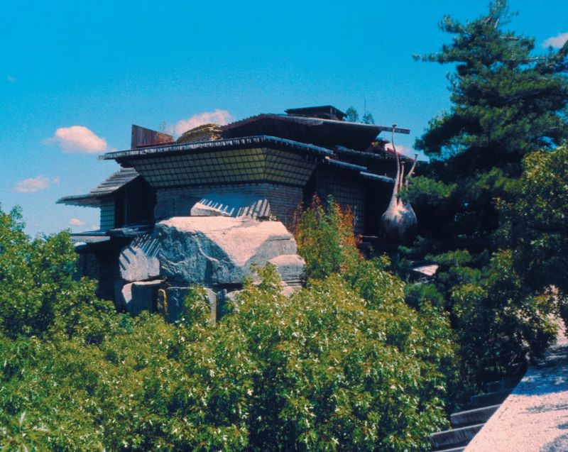 A Self-Taught Eccentric Built It Entirely By Himself On Top Of A Rock