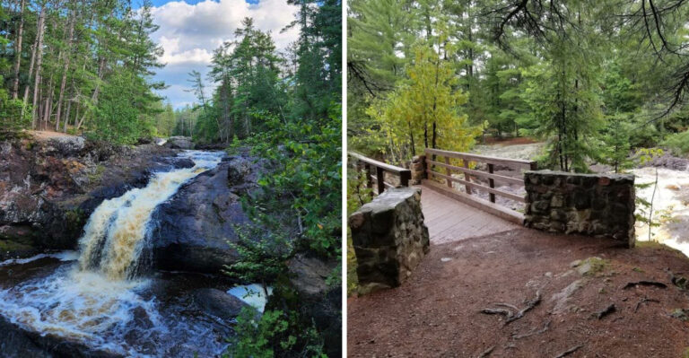 This Wisconsin Waterfall Loop Takes You Past Three Stunning Falls In Just 1.2 Miles