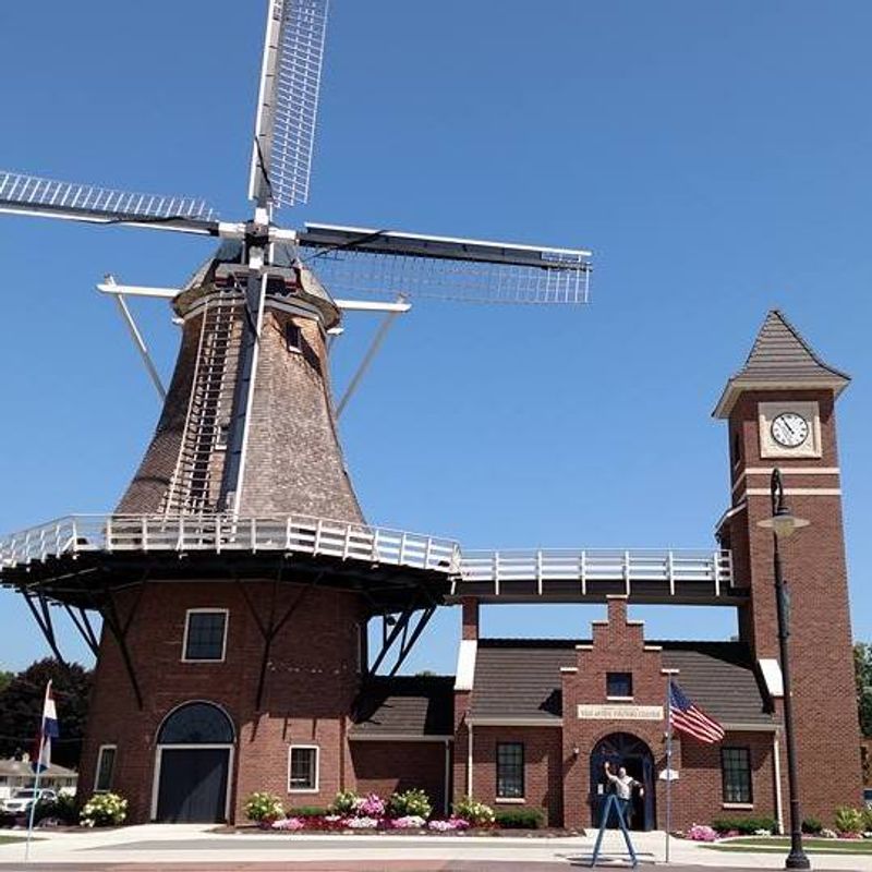 Dutch Windmill In The Heart Of Wisconsin