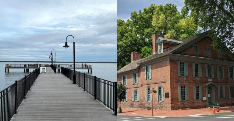 Visitors Say This Charming Delaware River Town Is Almost Too Lovely To Leave