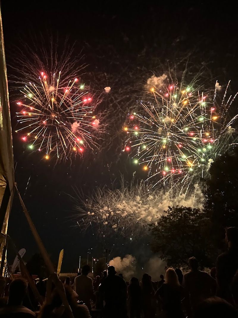 The Fireworks Show Is Choreographed To Music