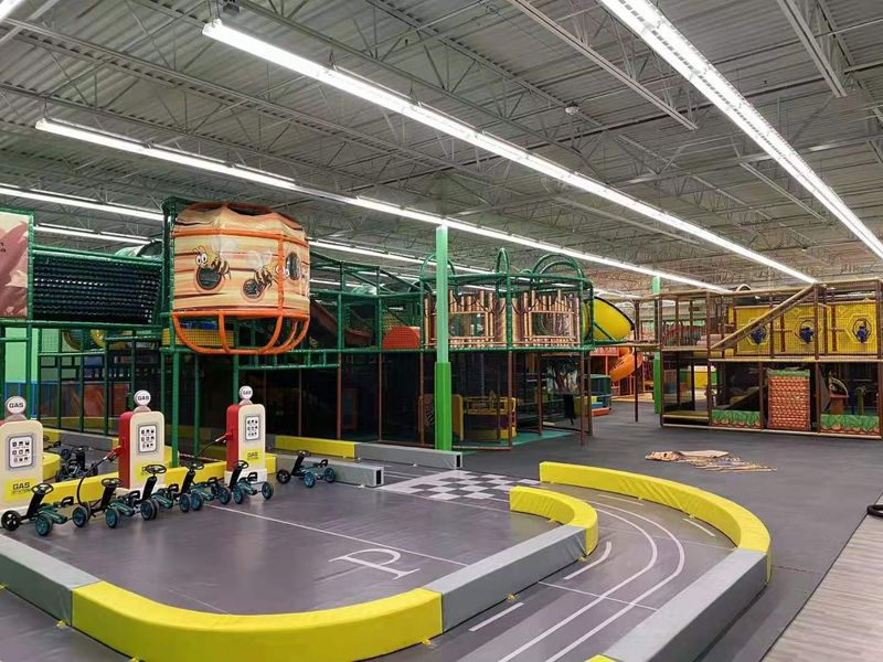 The Sheer Scale Of The Play Structures Inside