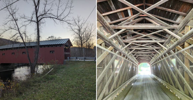 Why This Covered Bridge In Vermont Is One Of The Most Photogenic Spots In New England