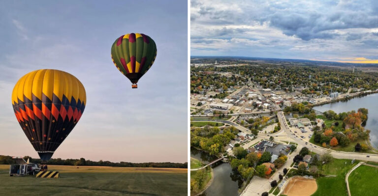 Wisconsin’s Most Romantic Adventure Involves A Hot Air Balloon Over Lake Geneva