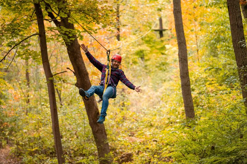 The Adventure Covers A 100-Acre Wooded Property