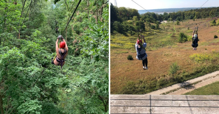 Wisconsin’s Number One Rated Outdoor Activity Is A 100-Acre Zipline Adventure Most People Don’t Know About