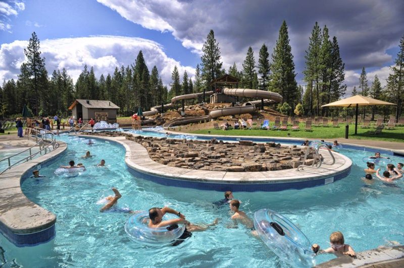 Outdoor Slides And Lazy River Built For Summer Thrills