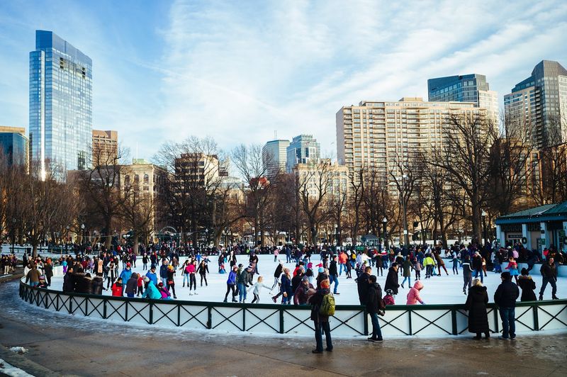 January: Boston Common Frog Pond, Boston