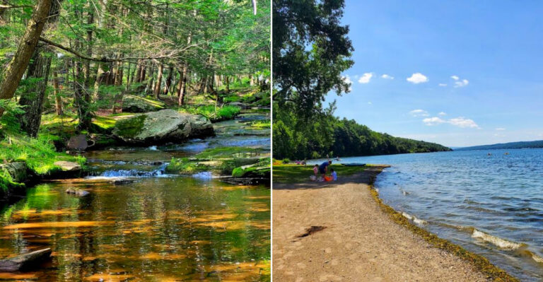 8 New York Lake Beaches Where The Whole Car Gets In For $10 Or Less In 2026