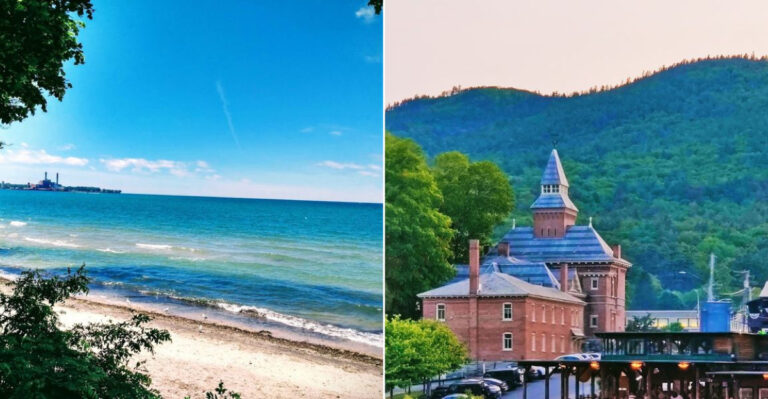 8 New York Towns Where You Can Park Once And Walk To A Beach, Main Street, And Ice Cream