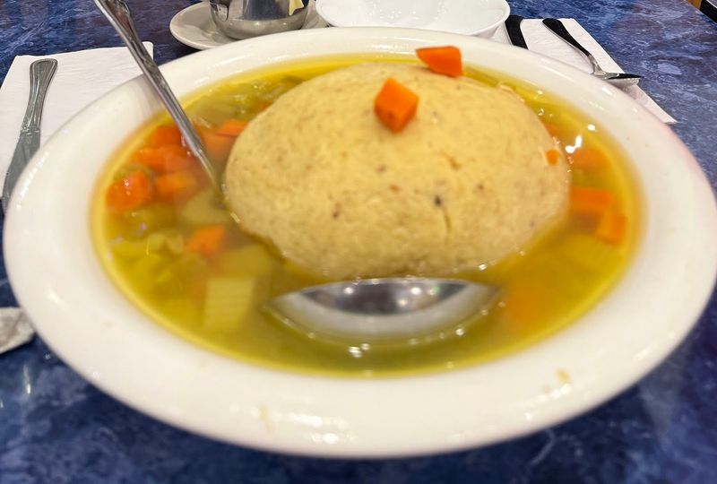 The Matzoh Ball Soup Refuses To Be Overshadowed By The Sandwiches