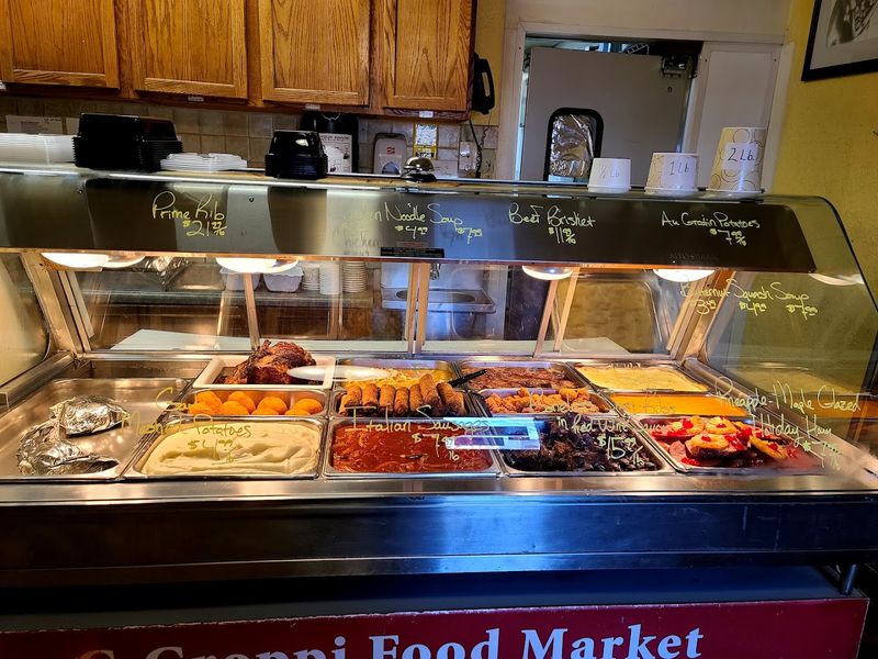 A Hot Food Counter Filled With Homestyle Favorites