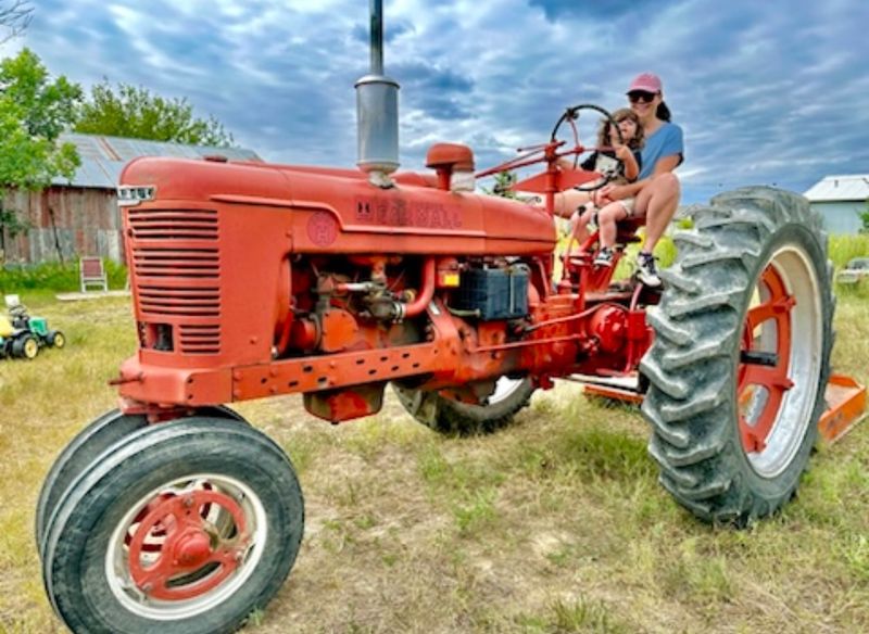 Vintage Tractors And Volkswagen Buses Create Distinctive Photo Backdrops