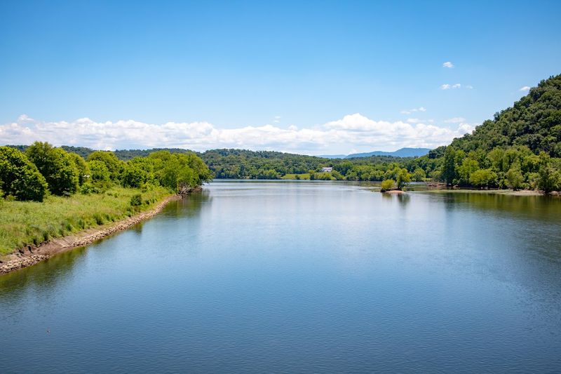 Paddling And Fishing On The French Broad River