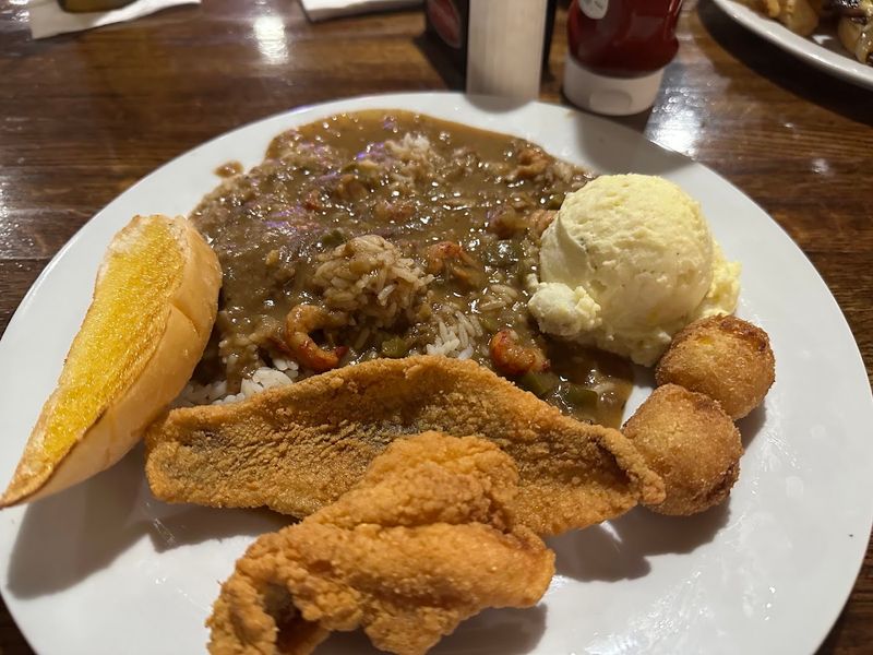 Crawfish Etouffee Over Catfish Combines Two Cajun Classics