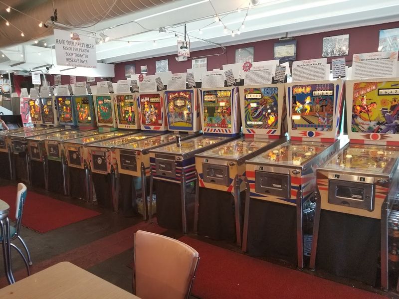 Rows Of Pinball Machines Let You Play Through Decades Of Arcade History