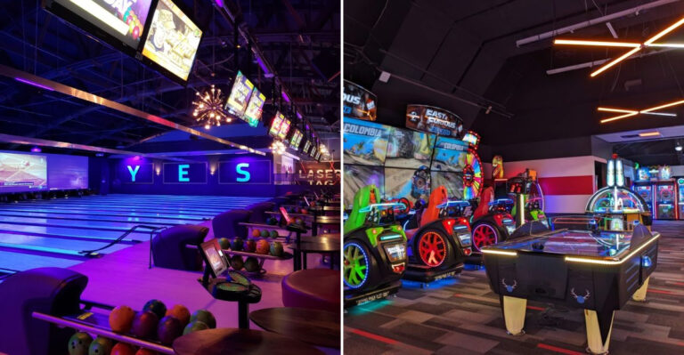 Connecticut’s Massive Entertainment Hub Has 38 Bowling Lanes And High-Tech VR Under One Roof