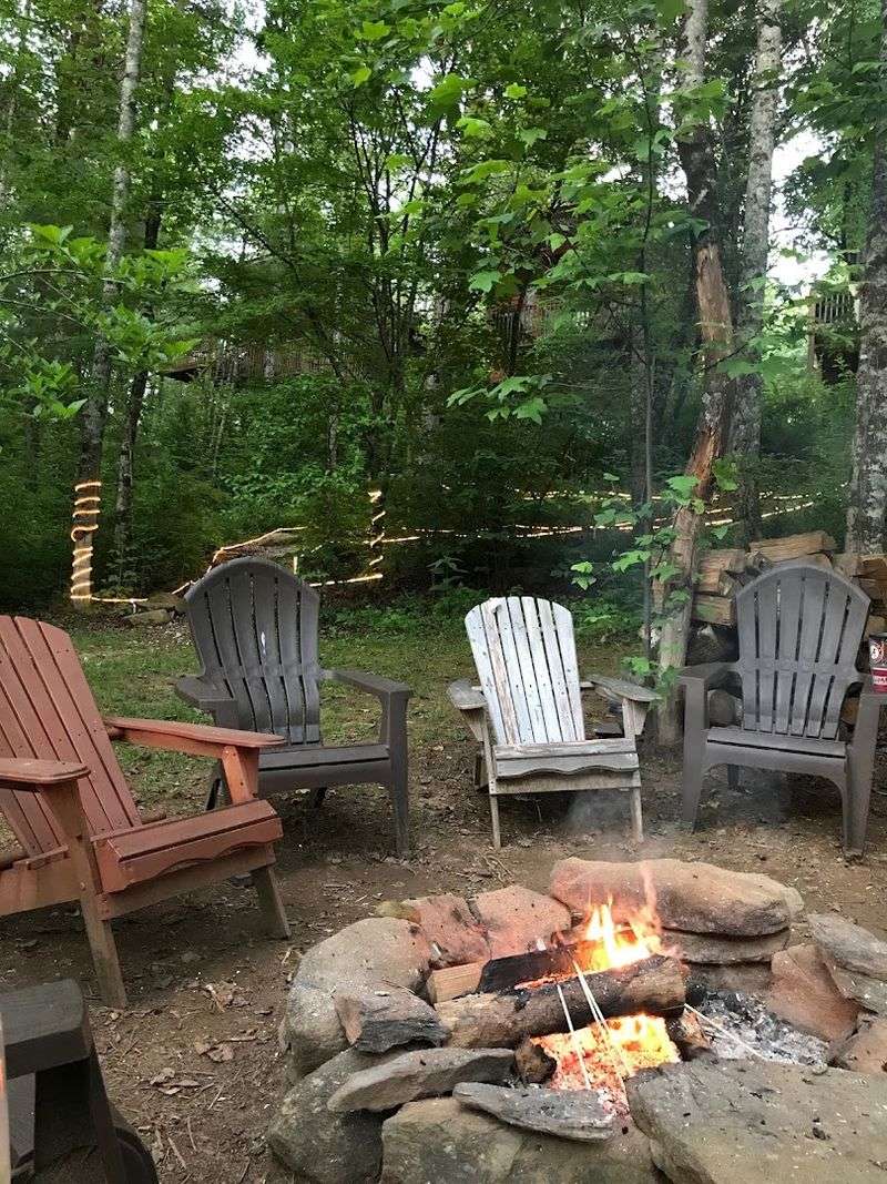 Shared Fire Pits Give Mountain Evenings A Cozy Finish