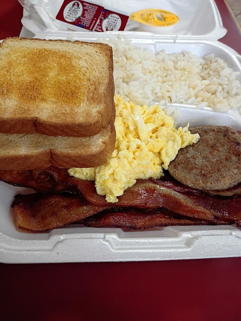 Eggs And Pancakes Are Prepared To Order Each Morning