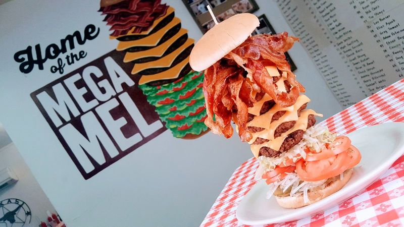 The Mega-Mel Burger Challenge And The Wall Of Fame