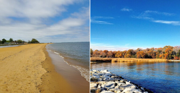 Discover The Maryland Beach Where An Amazing Playground Makes Every Visit Unforgettable