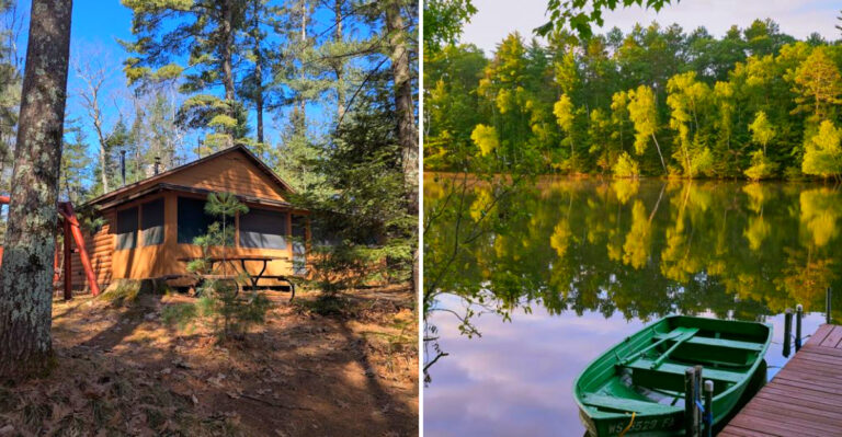 Escape To This Charming Wisconsin Cabin Resort Hidden Beside A Peaceful Lake