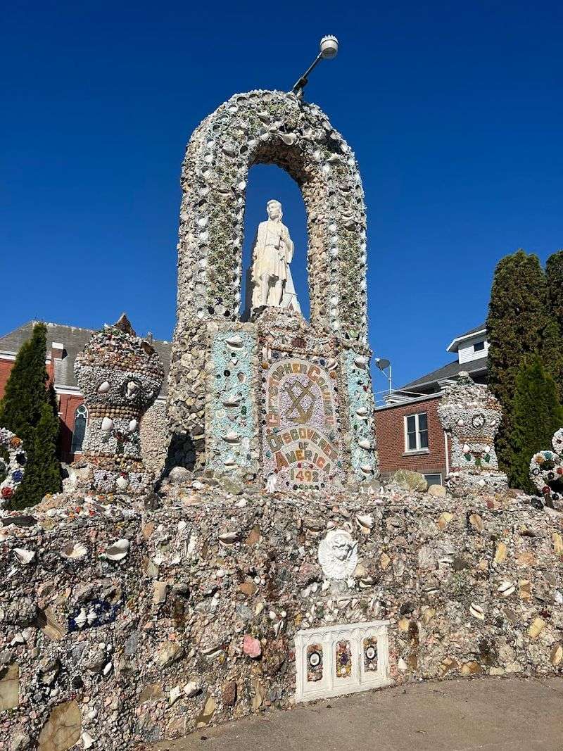 The Shrines Honor Religious Figures And Patriotic Symbols