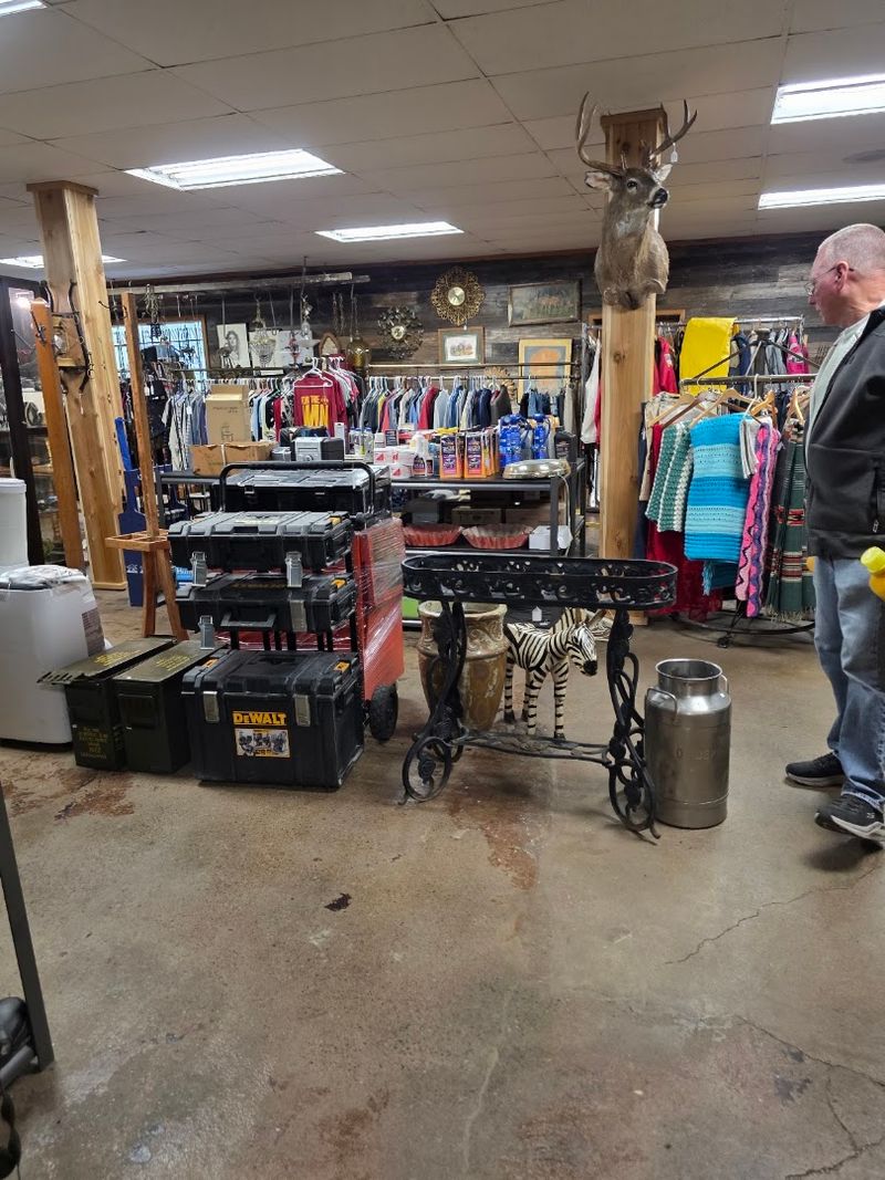 Preparing For A Day At The Flea Market