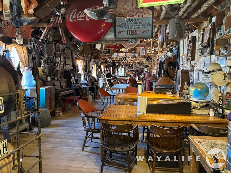 The Old West Saloon With A 1909 Pool Table