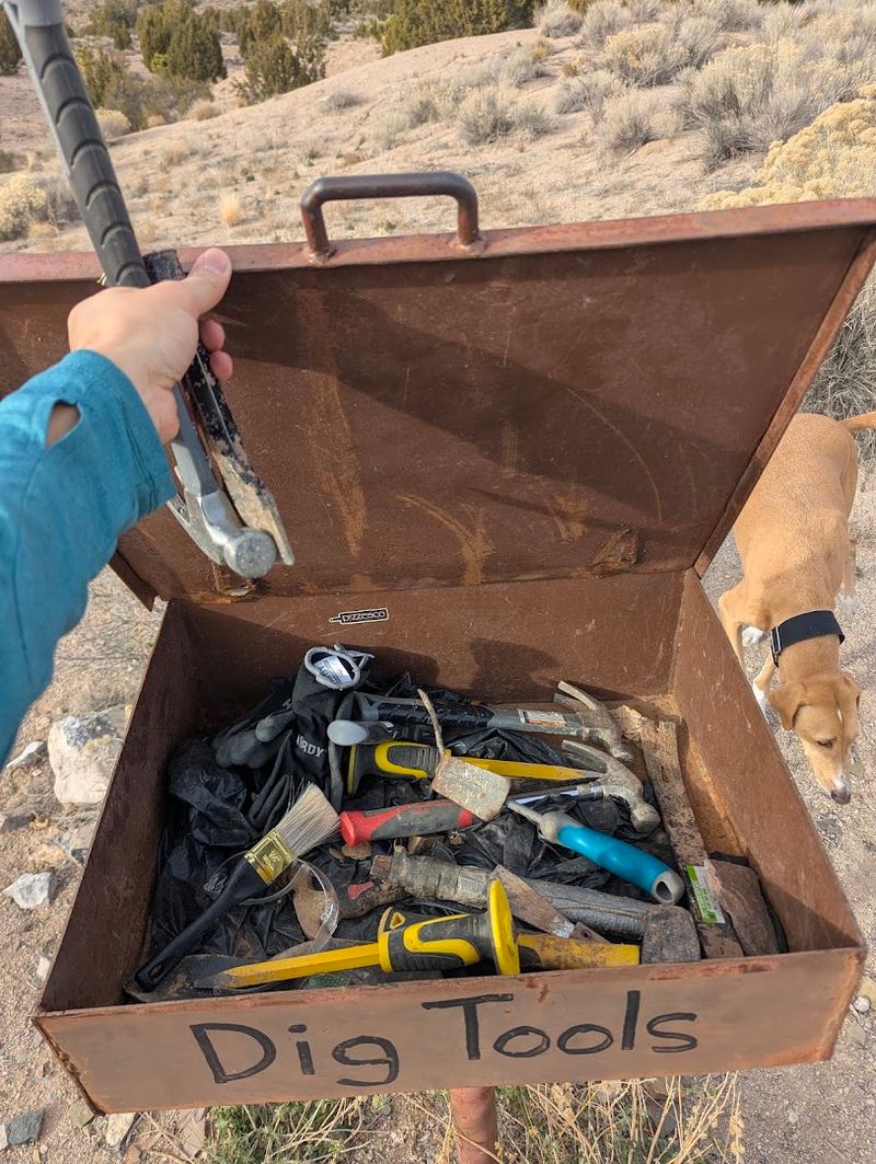 The Digging Tools Provided On-Site Make Everything Easier