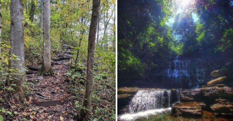Finding This Tennessee Gorge Waterfall Takes Effort And That Is Exactly How Locals Prefer It