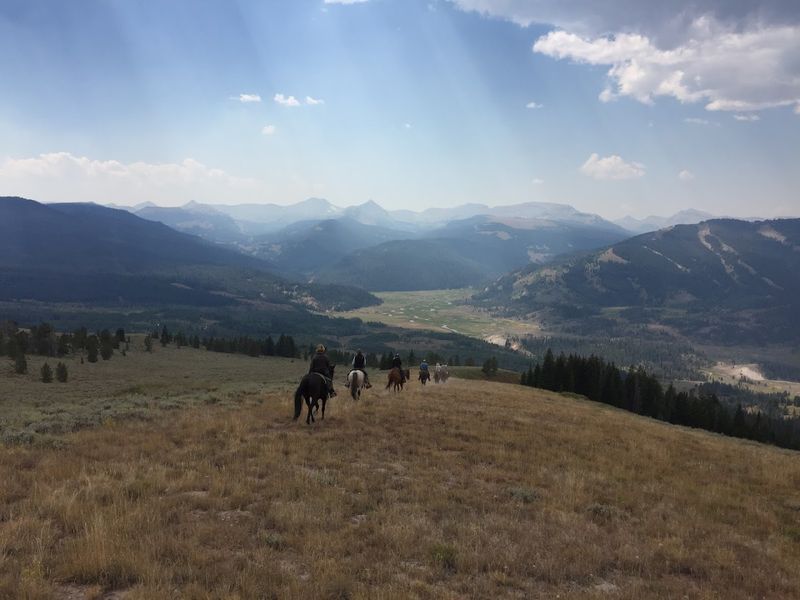Horseback Riding Above The Clouds