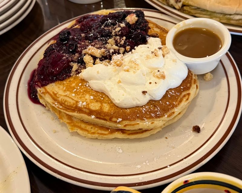Pancakes Piled High With Real Fruit