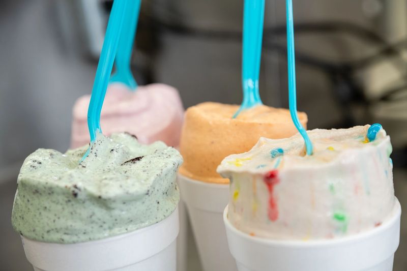 Milkshakes So Thick They Pour Over The Rim