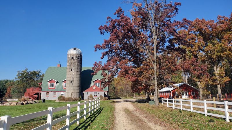 Bent Beam Barn In Briggsville, WI