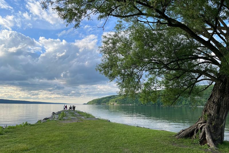 Watkins Glen Beach On Seneca Lake