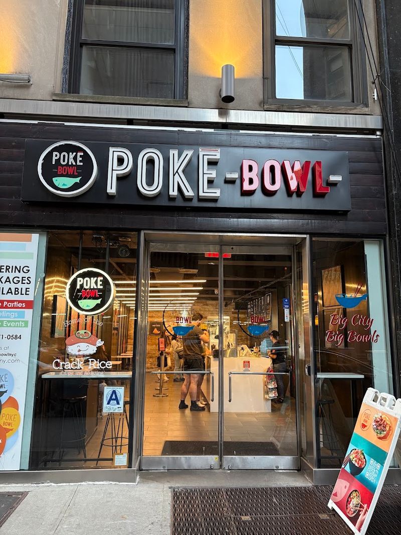 Poke Bowl NY — Financial District, Manhattan