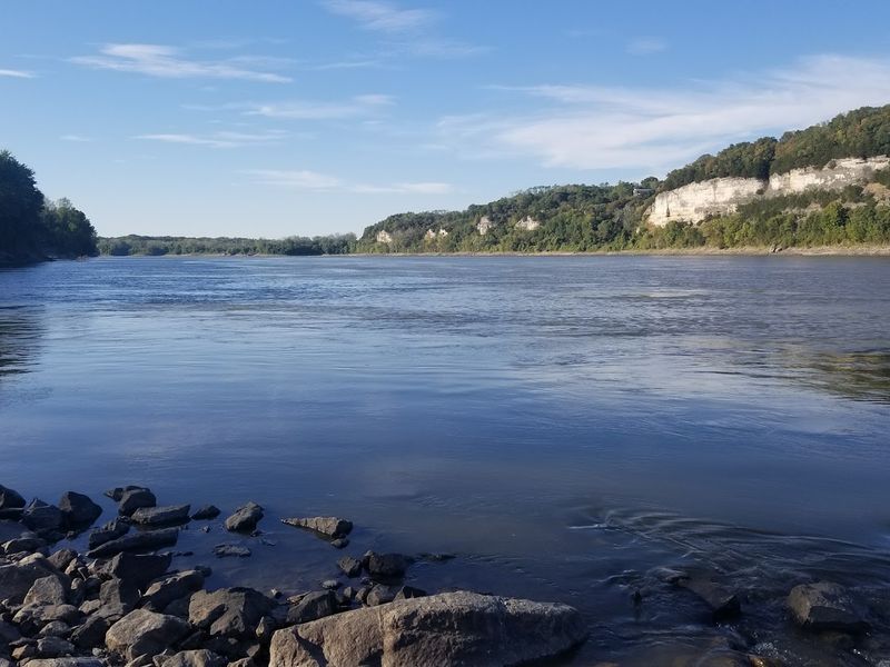 Wooded Bluffs Open To Wide Missouri River Views