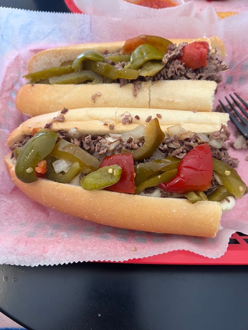 Provolone Pickles And Peppers Give The Hoagie Its Sharp Finish