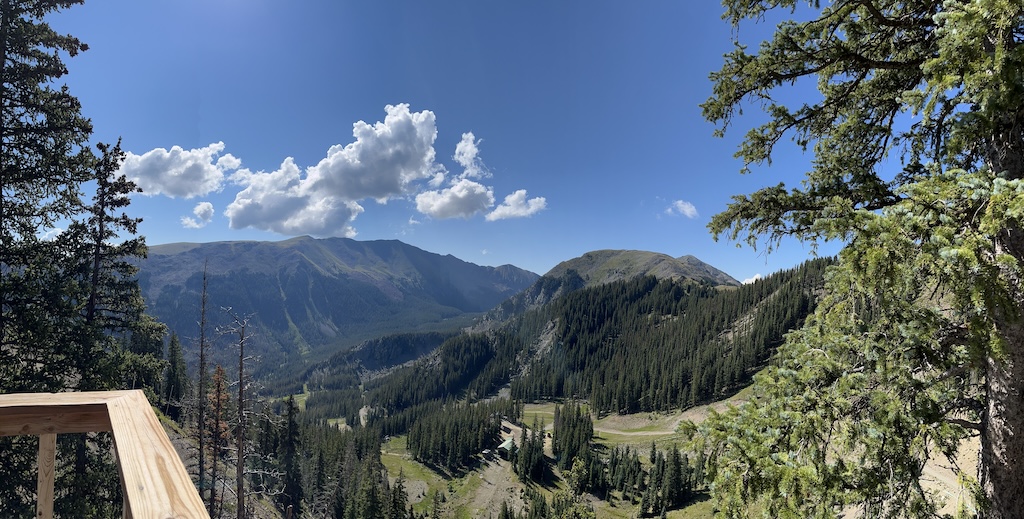 Panoramic view near the top of Taos Ski Resort (Andy Yemma photo)